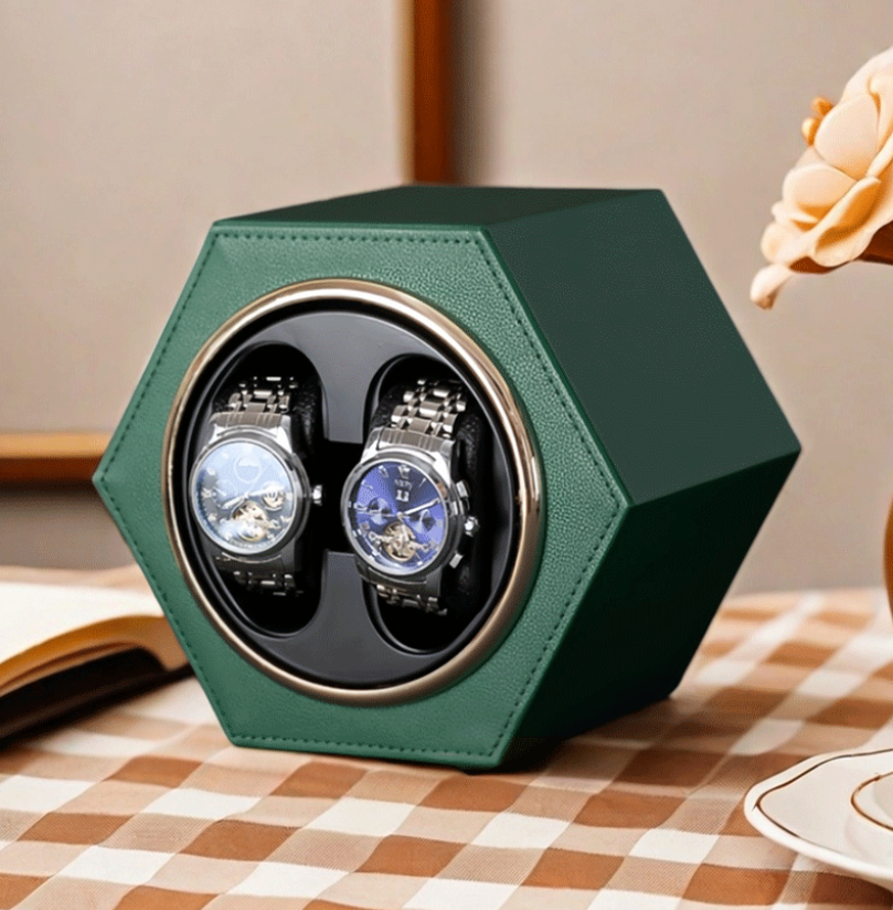 Remontoir de montre hexagonal duo sinople-6-Le Remontoir