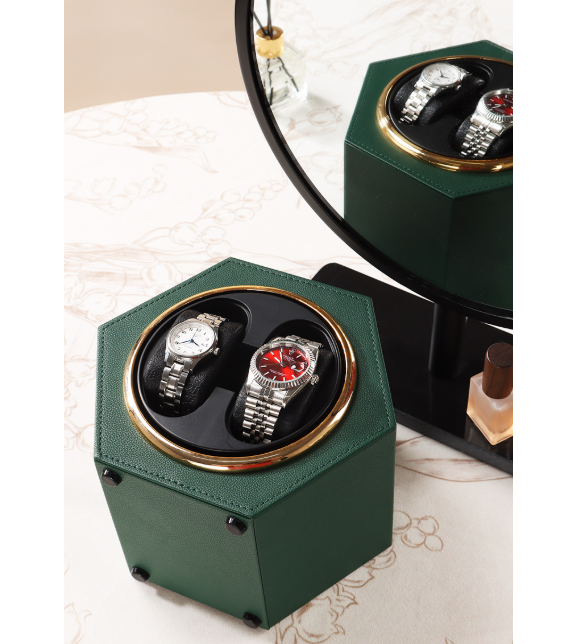 Remontoir de montre hexagonal duo sinople-7-Le Remontoir