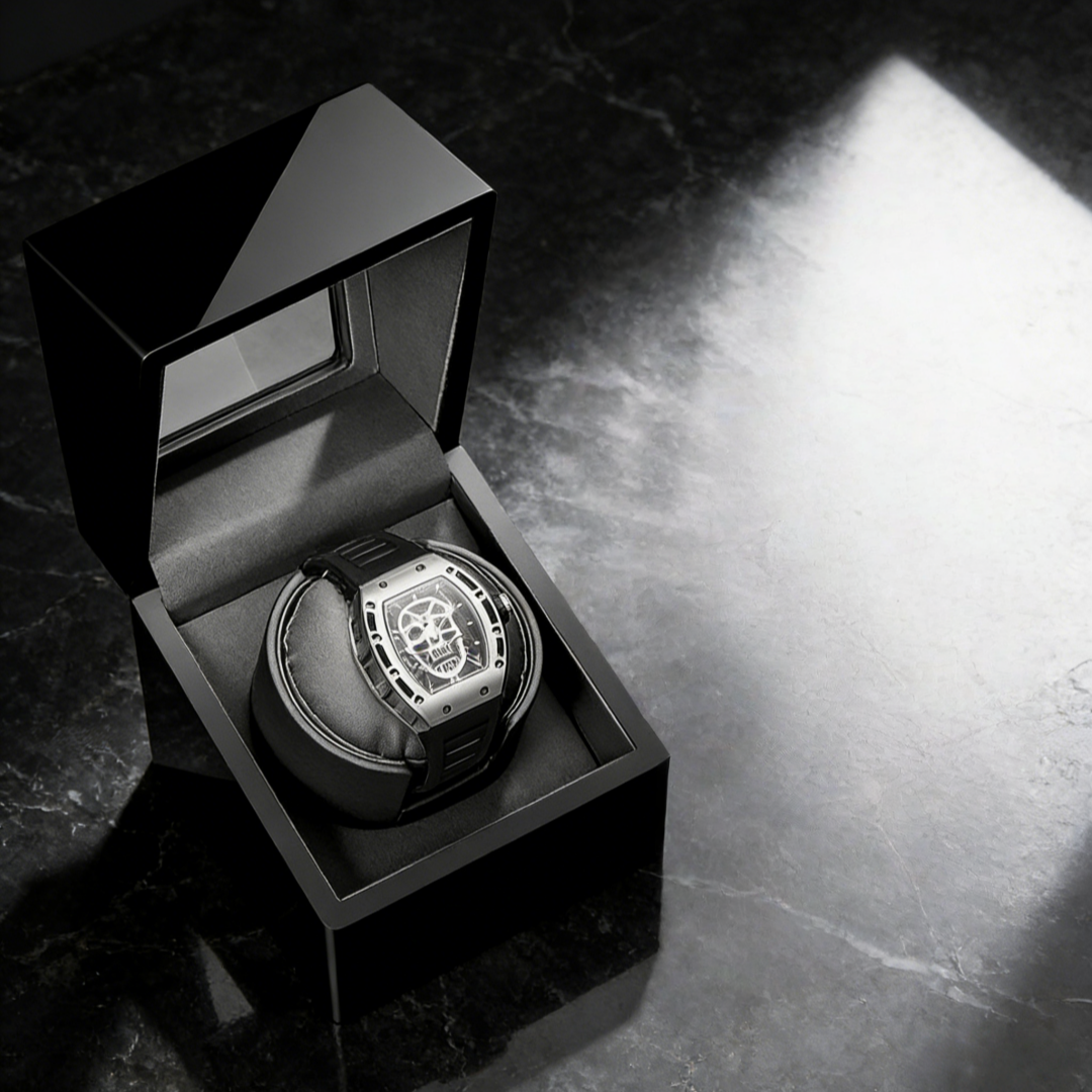 Remontoir montre - Deluxe Black Swan-4-Le Remontoir