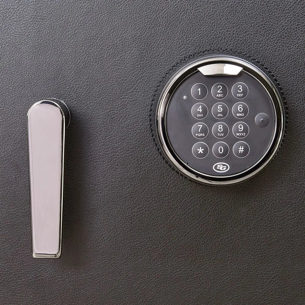 Remontoir Montre - Coffre-fort Athos 8 avec rangement noir