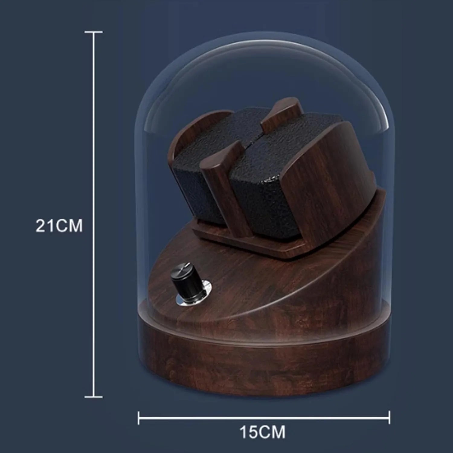 Remontoir Montre - Cloche Noyer