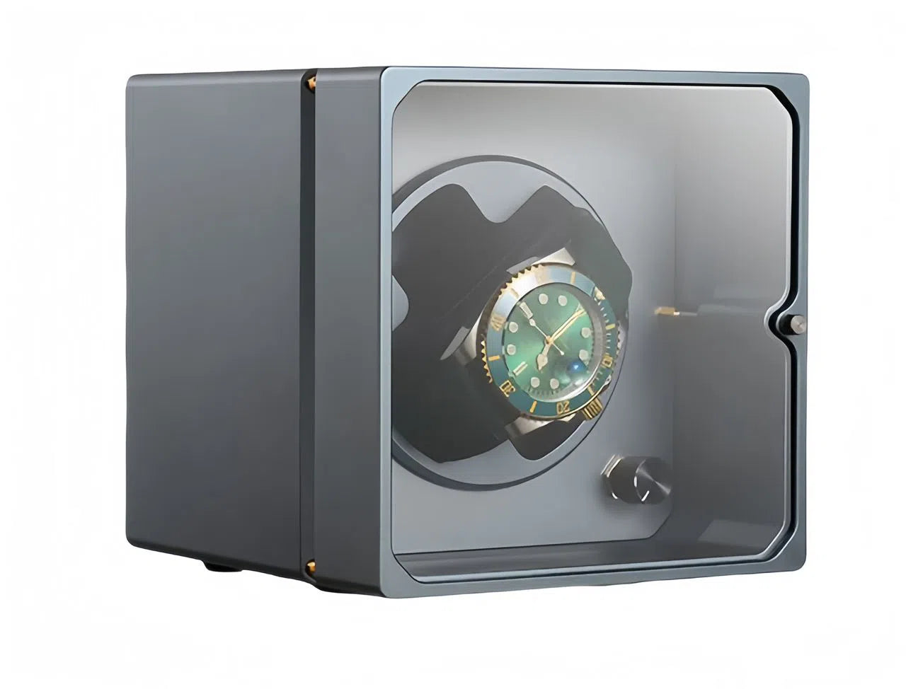 Remontoir Montre solo futuriste gris