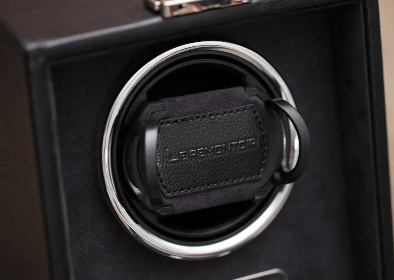 Cube Sofa Noir-5-1 à 3 montres,Le Remontoir, Cuir
