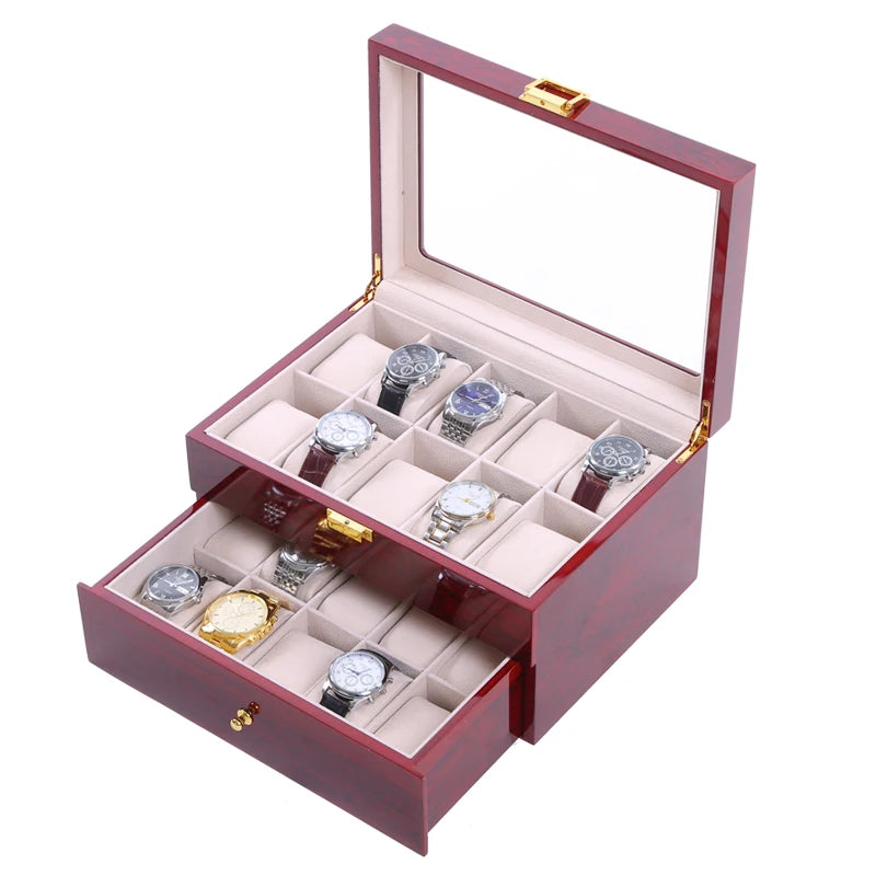 Boite à montre - Coffret Harmonie Rouge 3