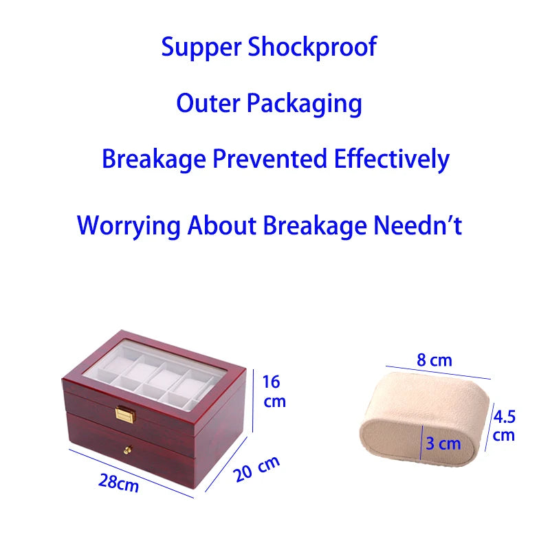 Boite à montre - Coffret Harmonie Rouge 4