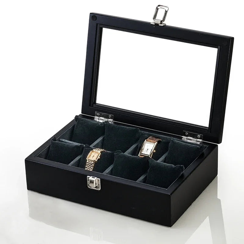 Boite à montre - Noir corbeau de Luxe Classique 1