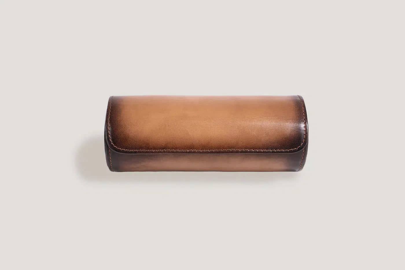 Boite à Montre - Aras Rouleau Marron Miel-3-Le Remontoir Montre