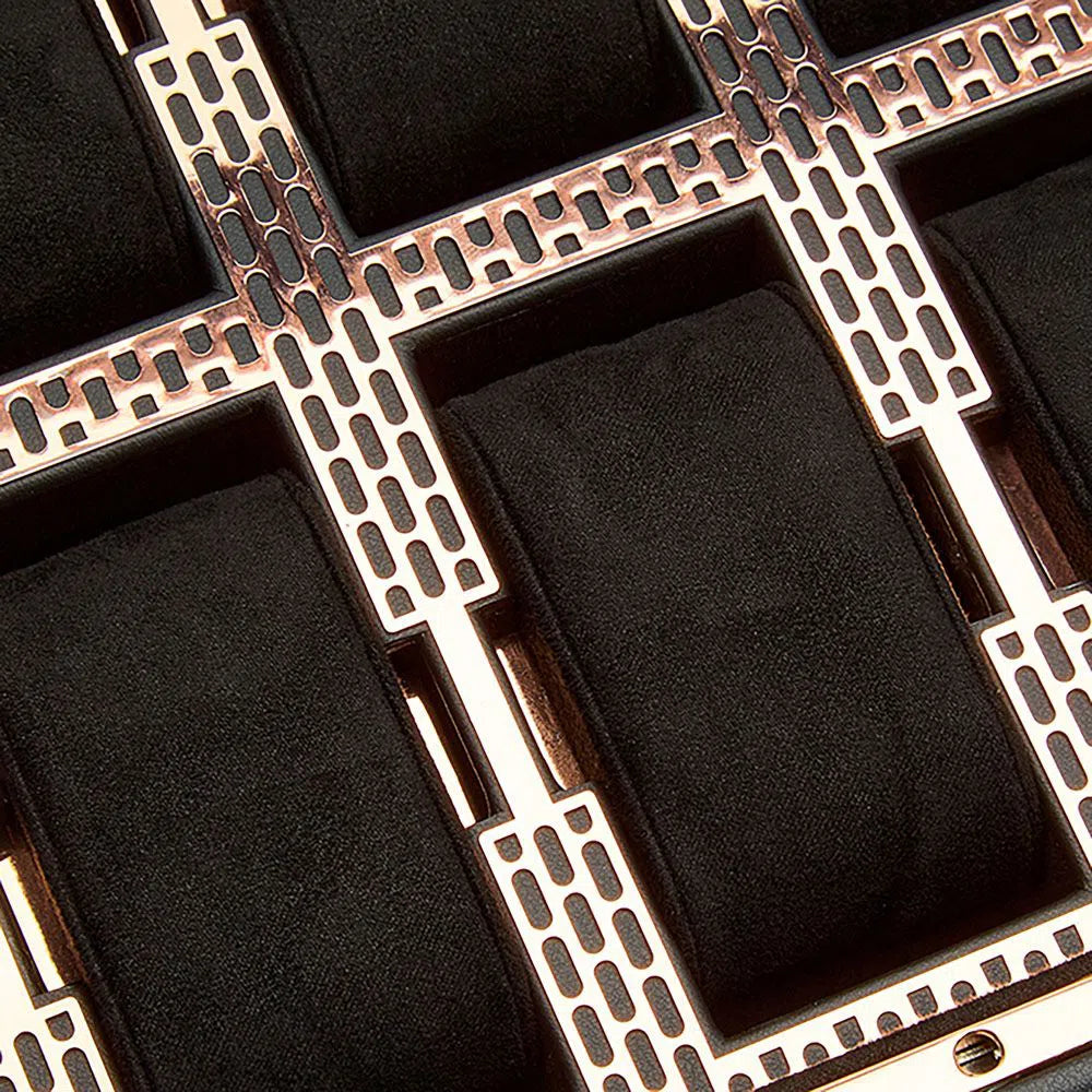 Boite a Montre Axis 10 Montres Cuivre avec tiroir
