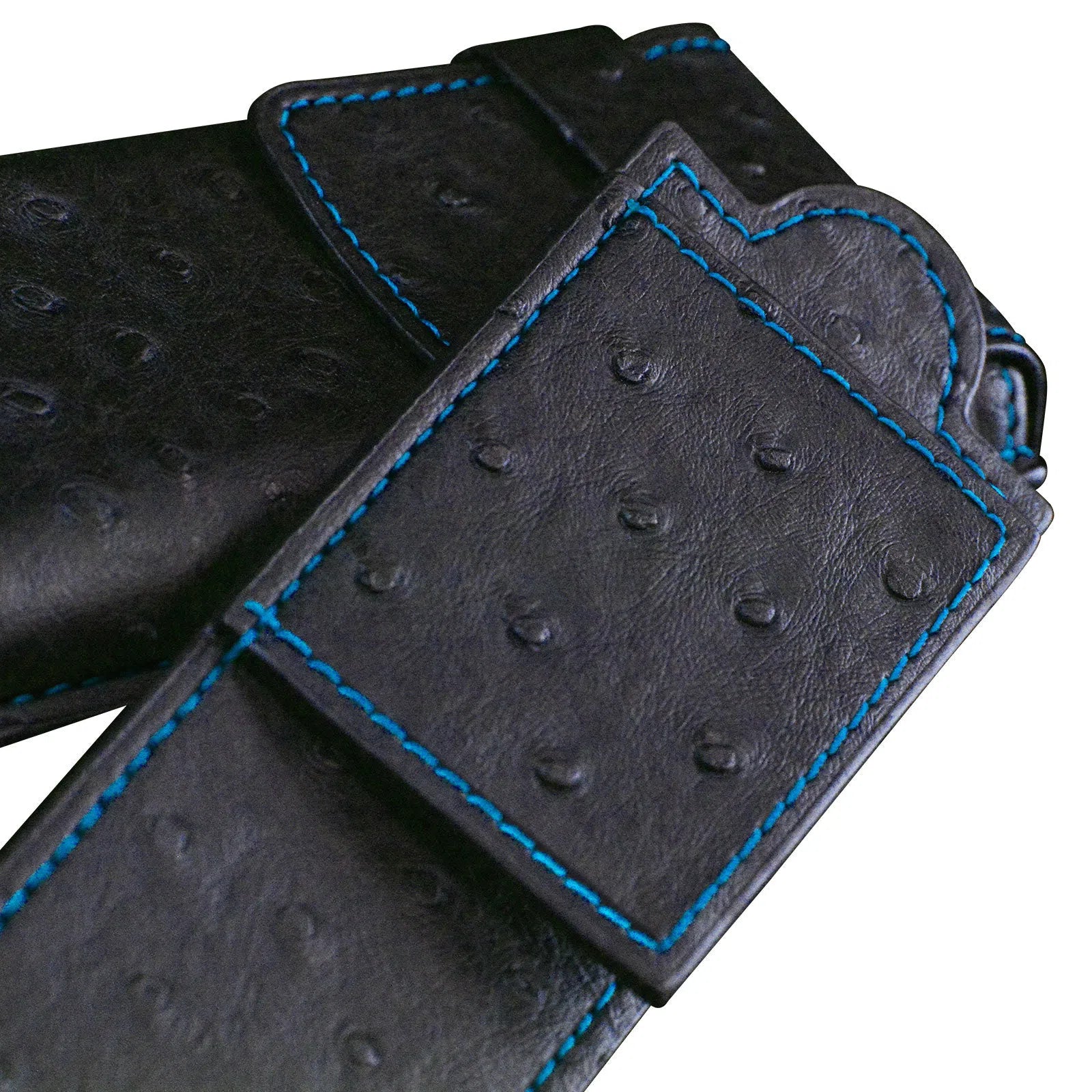 Boite a Montre Etui Mondo Ostrich 1 Montre Noir Bleu 4