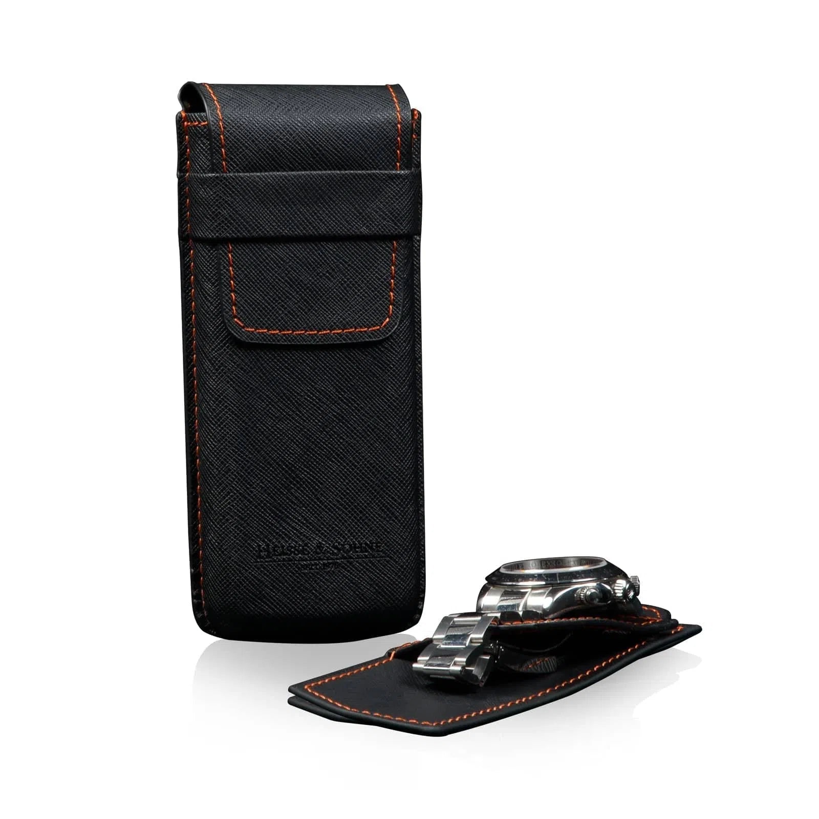 Boite à Montre - Etui Saffiano Or-6-Le Remontoir Montre