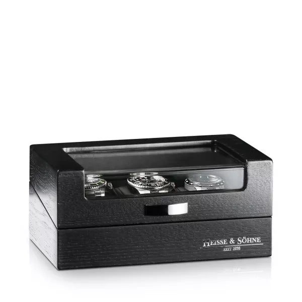 Boite a Montre Guichet Oxford 3 Montres Chene fonce