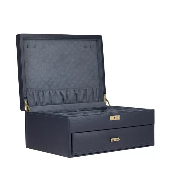 Boite a Montre Jumbo Dynasty 20 montres Bleu