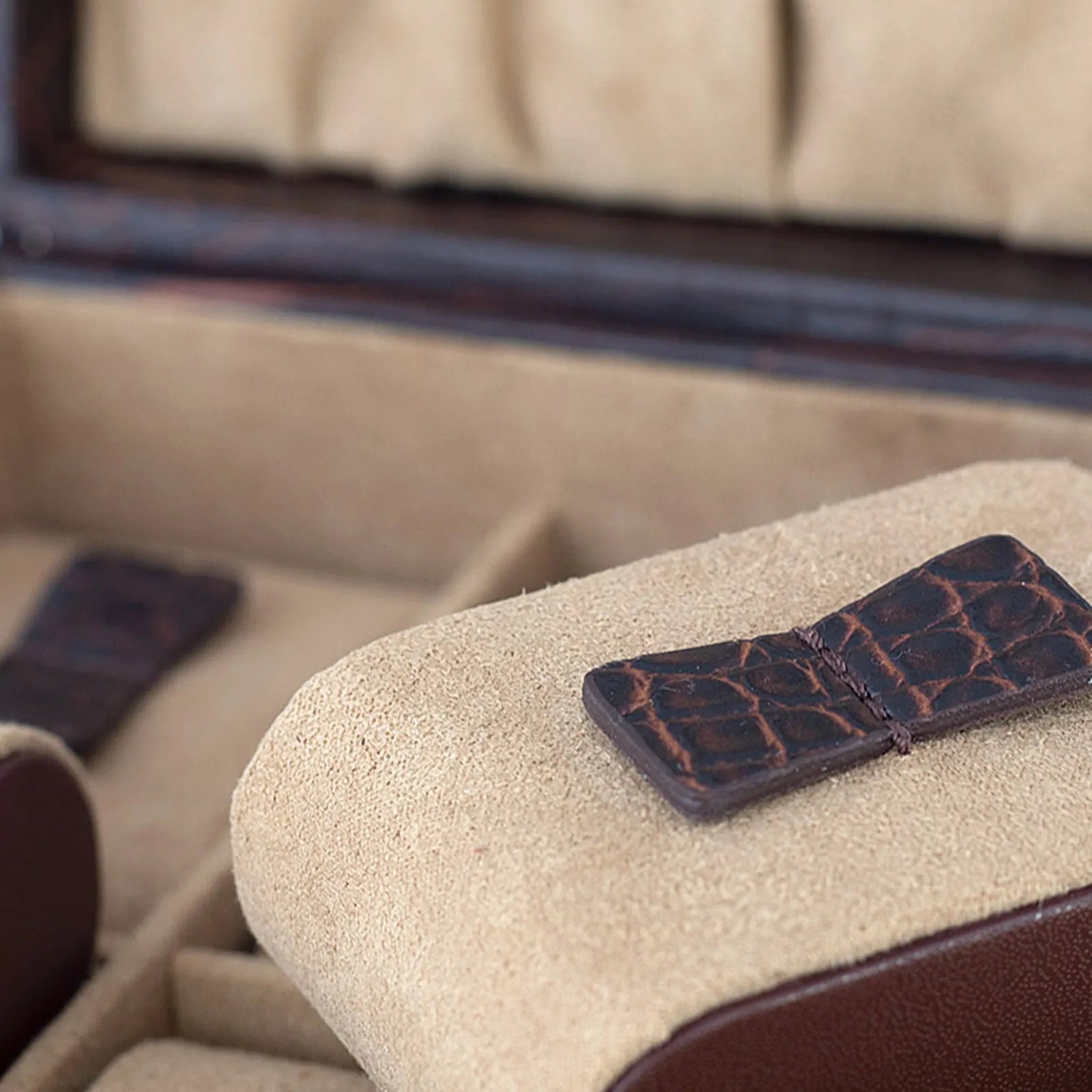 Boite à Montre - Le Croc 10 Marron-3-Friedrich23,Plus de 8 montres,Synthétique fin