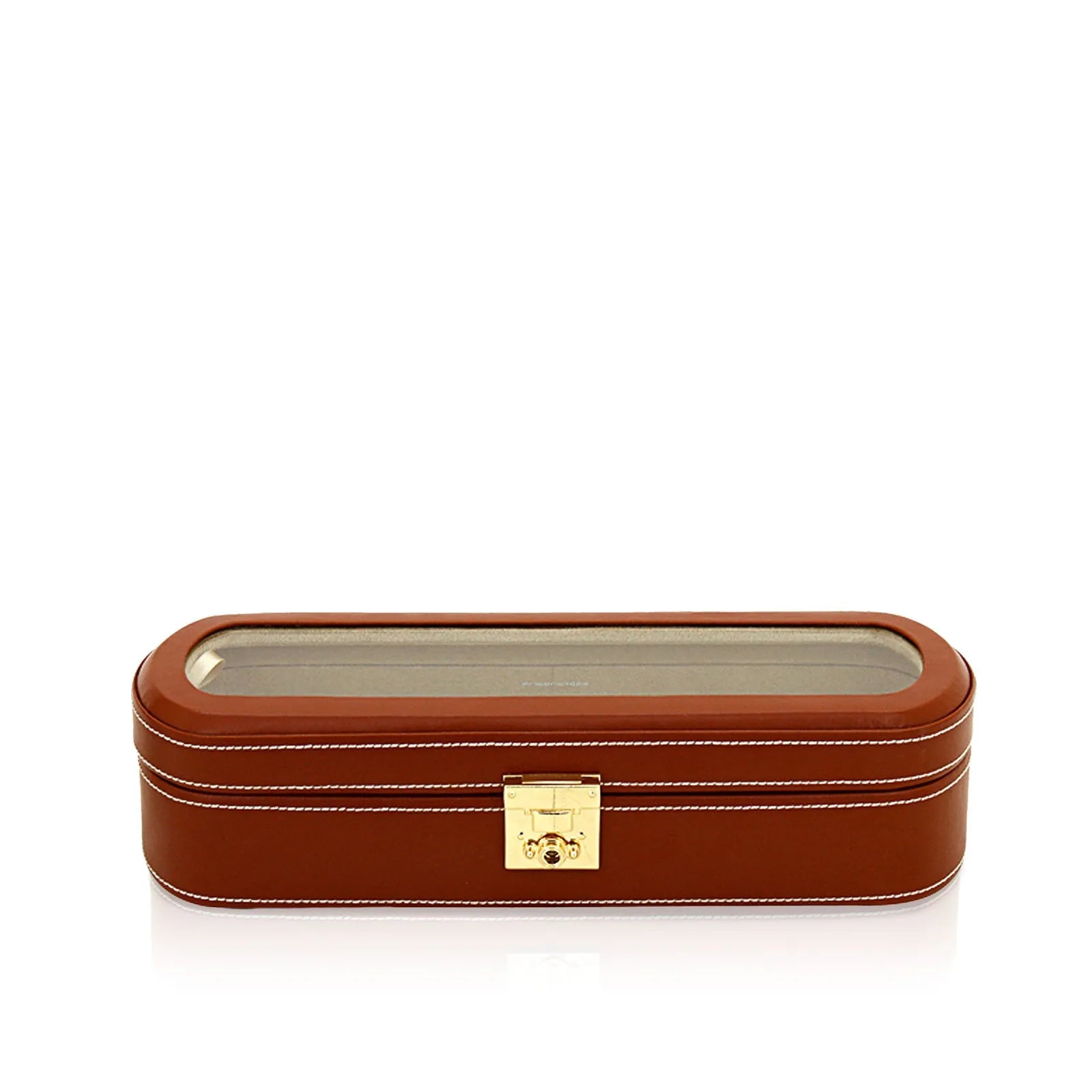 Boite à Montre - Malette Cordoba 5 montres Marron-1-4 à 8 montres,Cuir,Friedrich23