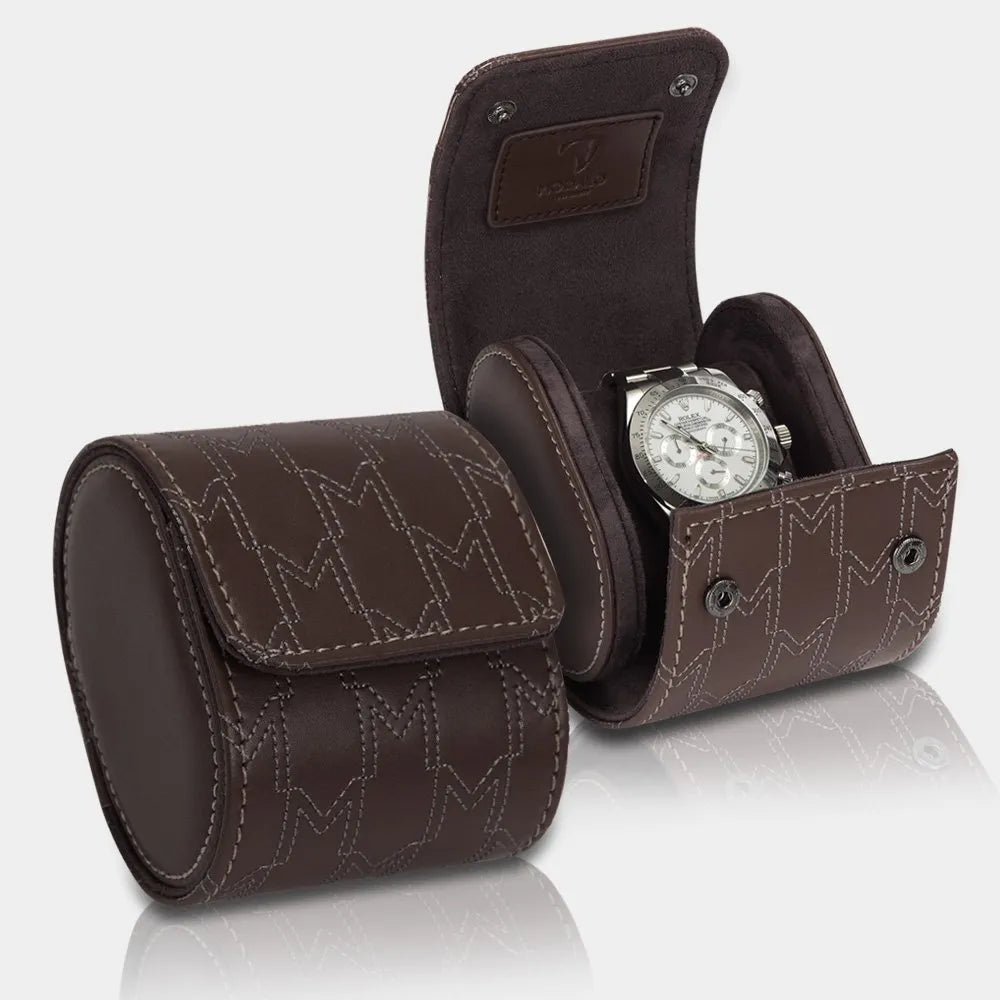 Boite a Montre OPTIMUS 1 Montre Marron Blanc