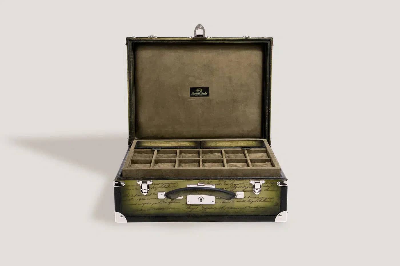 Boite à Montre - Trunk Olive Green-3-Le Remontoir Montre