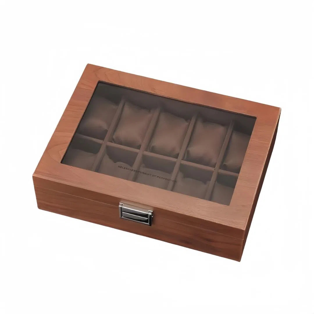 Boite à montre - Elégance 10 montres Interieur marron 1