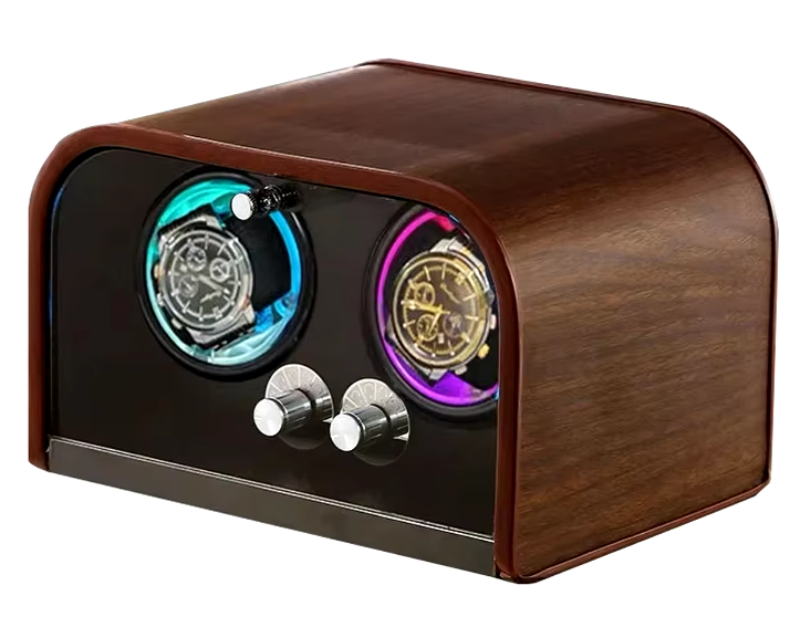Remontoir duo vintage arc-en-ciel