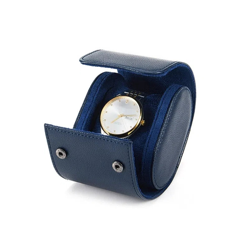 Étui à montre Solo Bleu Klein-1-Le Remontoir
