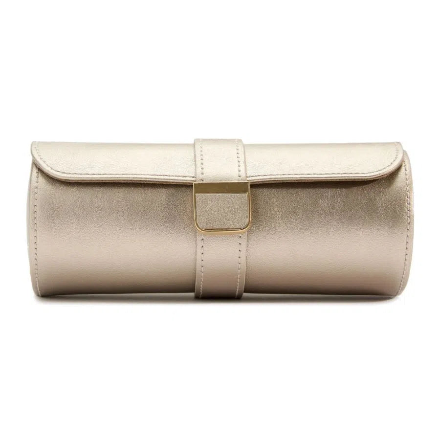 Étui à montres double Palermo avec pochette à bijoux Etain