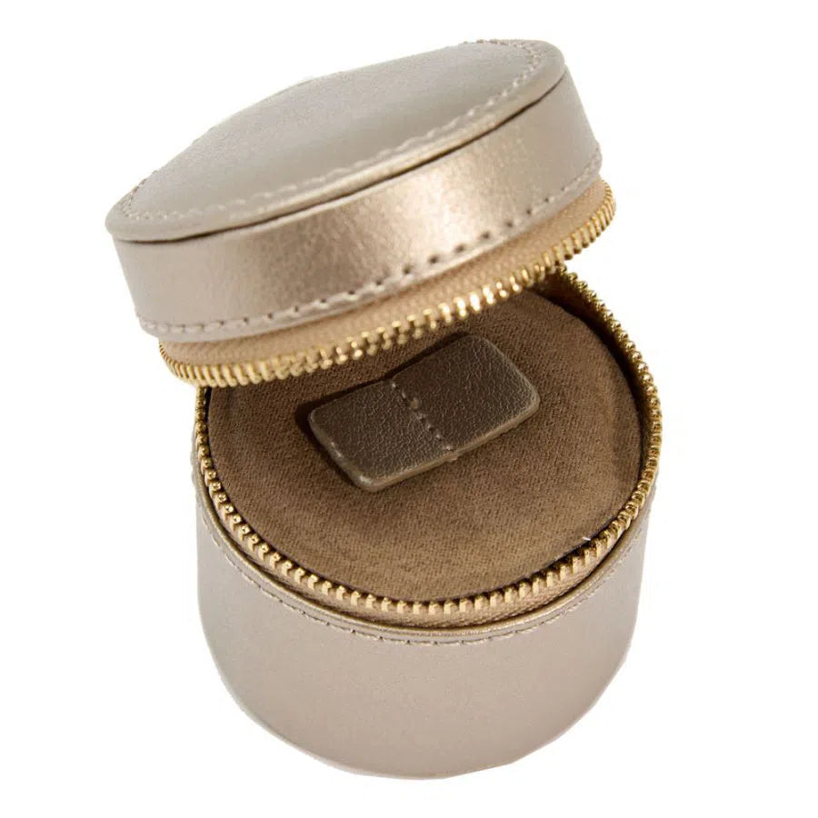 Étui à montres double Palermo avec pochette à bijoux Etain