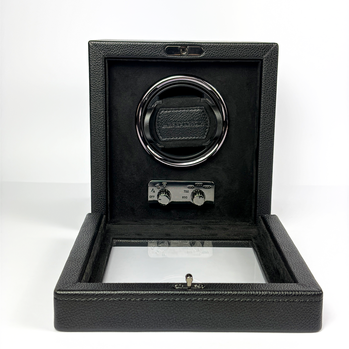 Remontoir Cube Divan · 1 montre · Noir Onyx