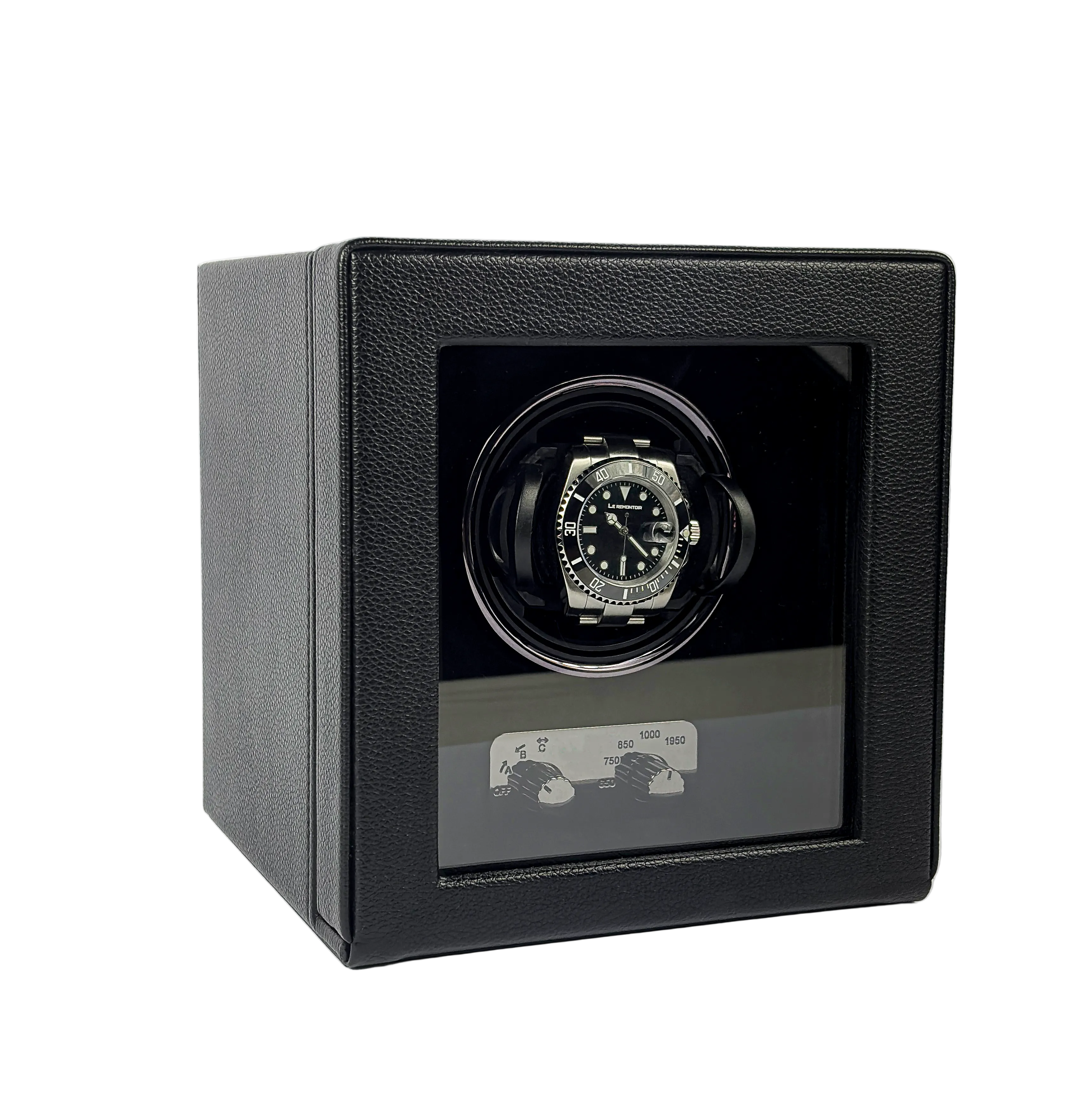 Remontoir Cube Divan · 1 montre · Noir Onyx