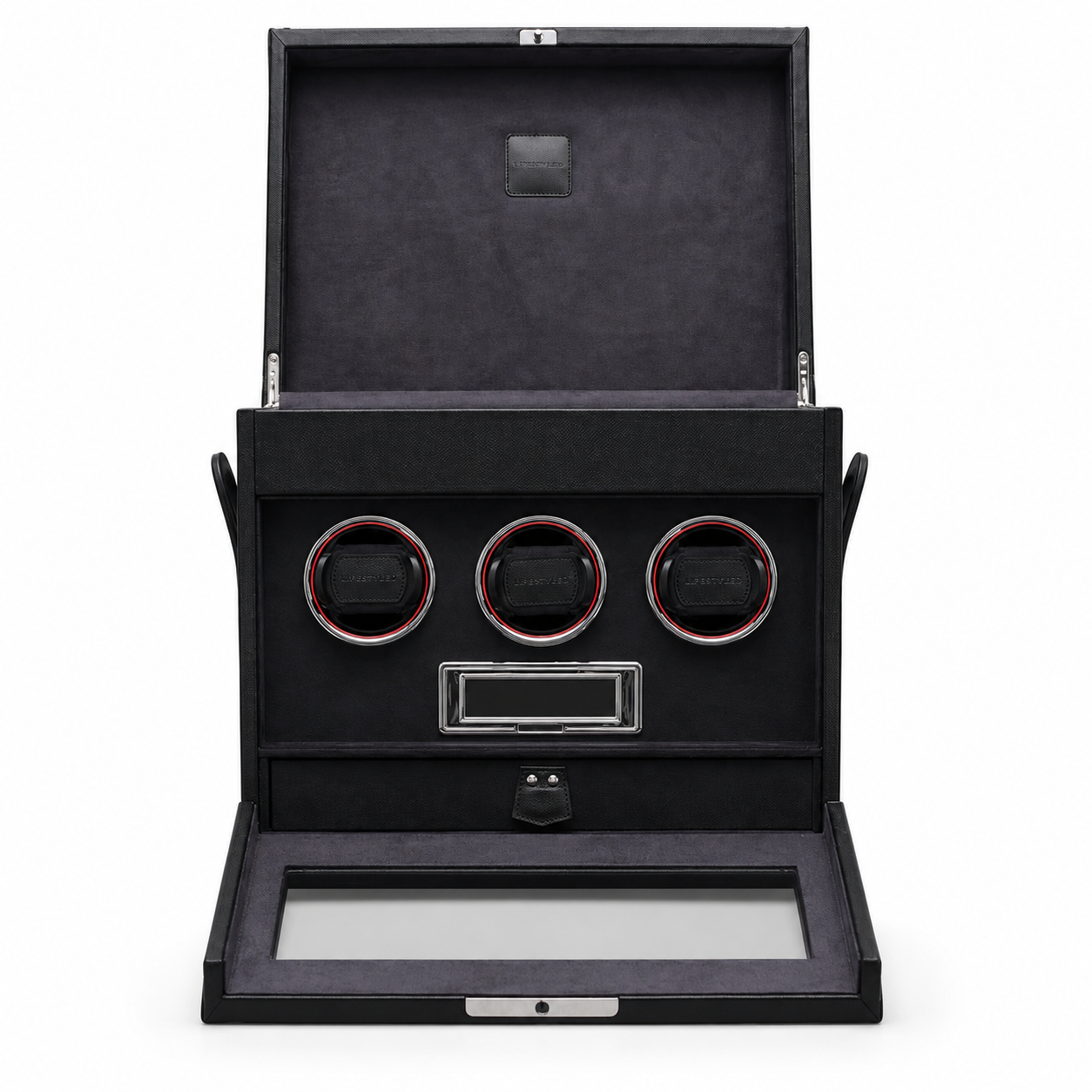 Remontoir · 3 montres · Coffre de salon
