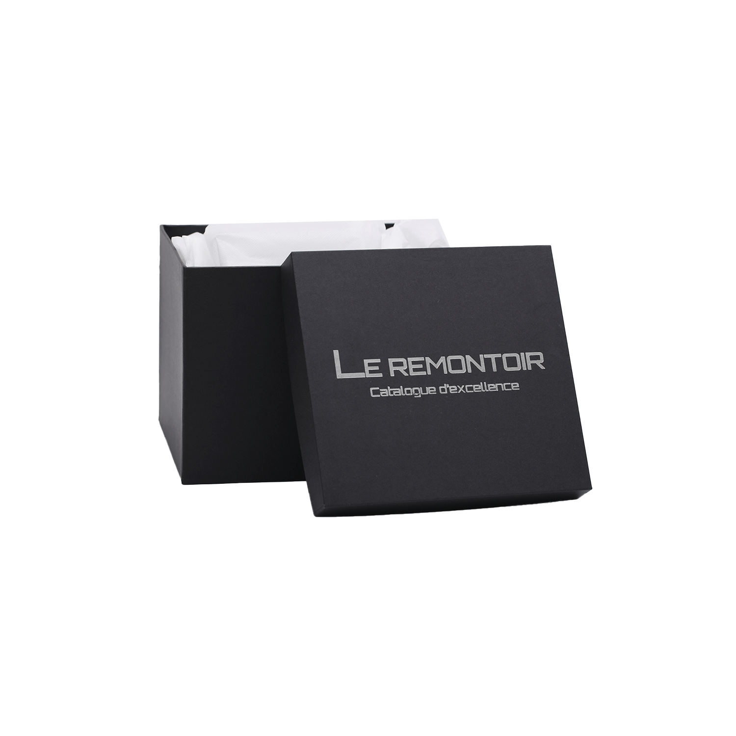 Cube Sofa Noir-15-1 à 3 montres,Le Remontoir, Cuir