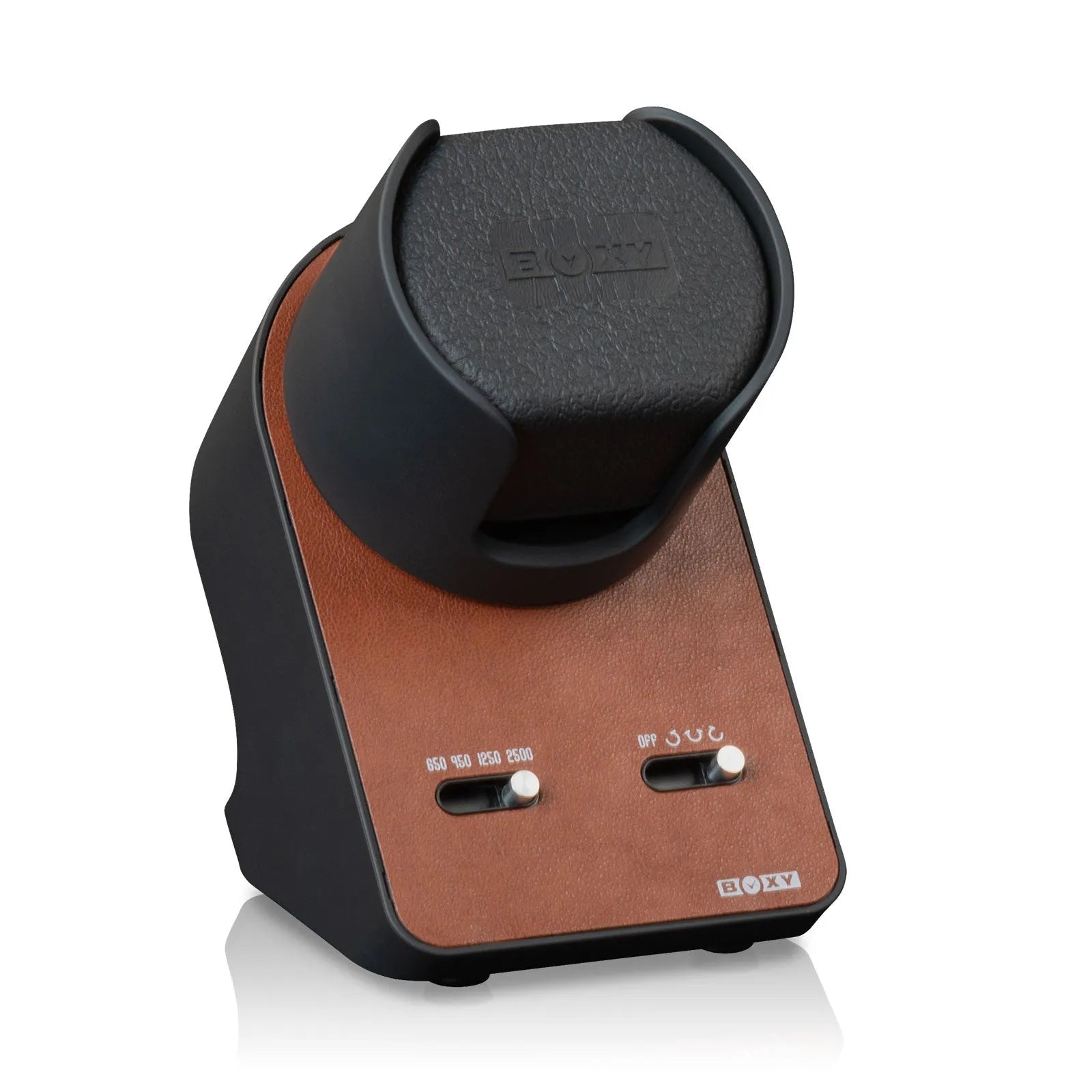 Remontoir Boxy BLDC Nightstand Extension (EXT) Cuir marron clair-2-1 à 3 montres,Beco,Plastique