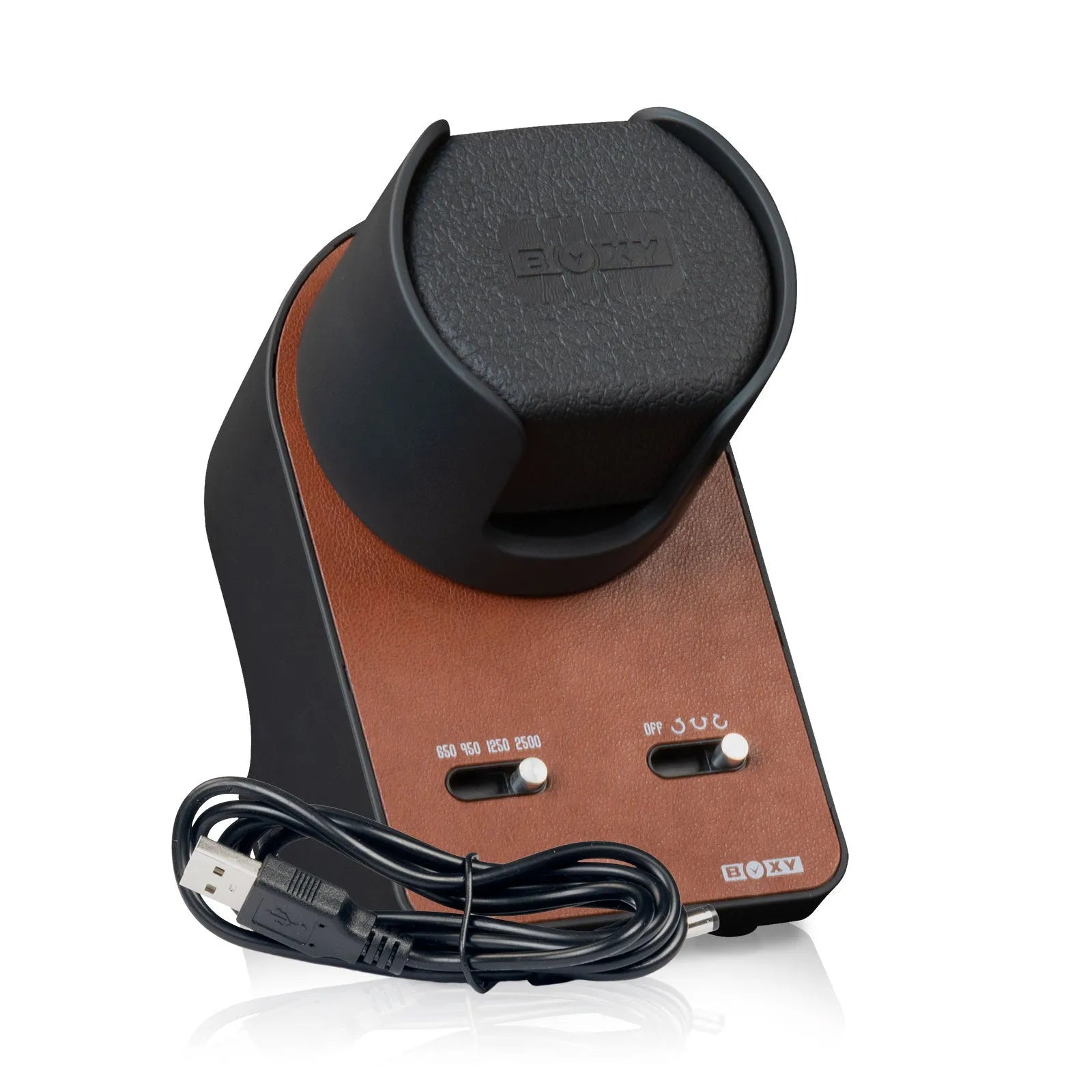 Remontoir Boxy BLDC Nightstand Extension (EXT) Cuir marron clair-3-1 à 3 montres,Beco,Plastique