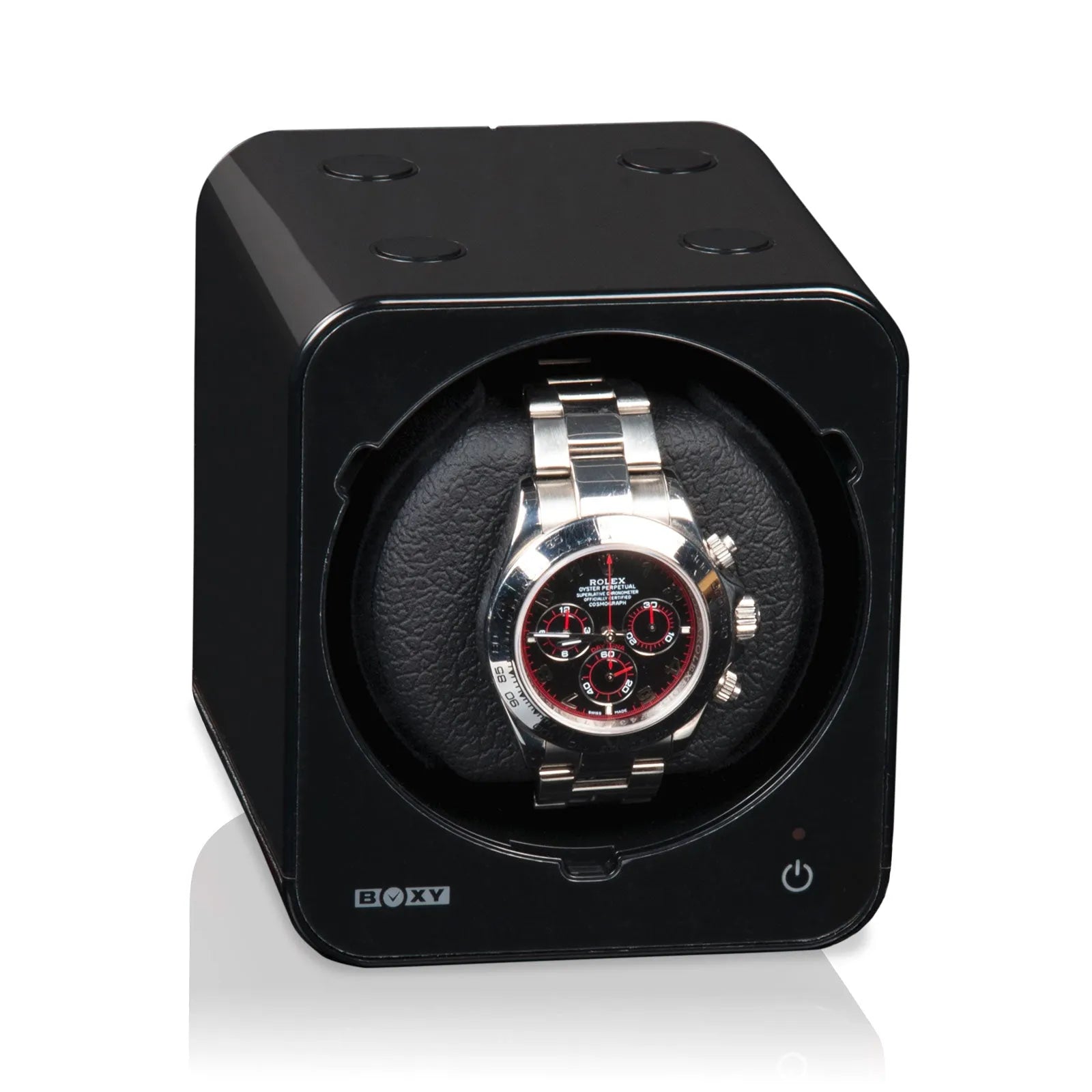 Remontoir Boxy Fancy Brick - Noir sans Alimentation Électrique-3-1 à 3 montres,Beco,Plastique
