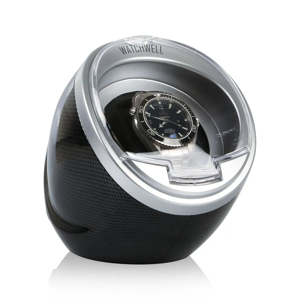 Remontoir Montre Automatique Avior V1 - Carbone-2-1 à 3 montres,Plastique,Watchwell