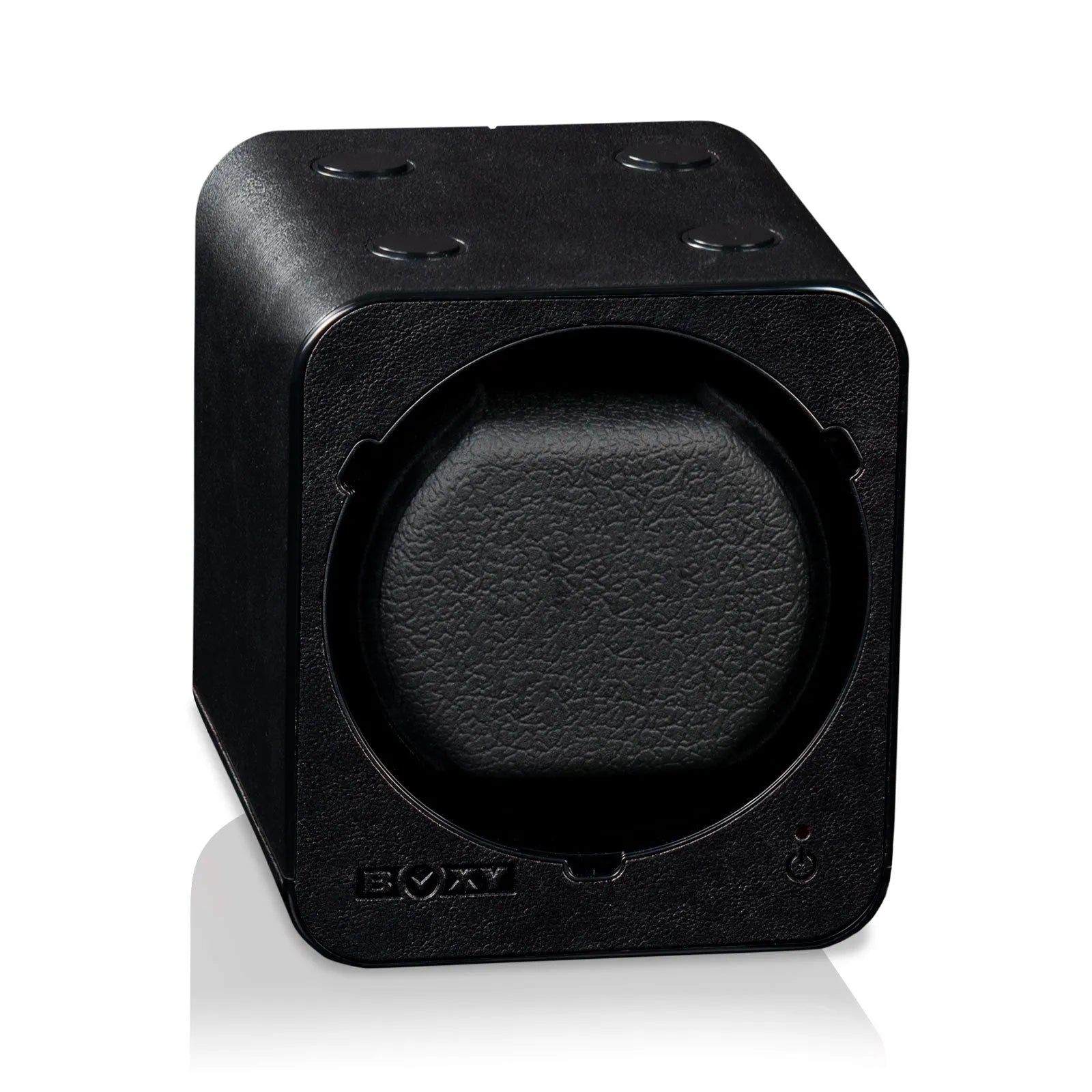 Remontoir Montre Automatique Boxy Fancy Brick - Cuir Noir sans Alimentation-5-1 à 3 montres,Beco,Fibre de cuir,Plastique