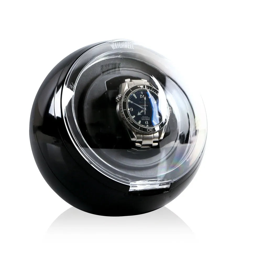 Remontoir Montre Automatique Globe V1 - Noir-1-1 à 3 montres,Plastique,Watchwell