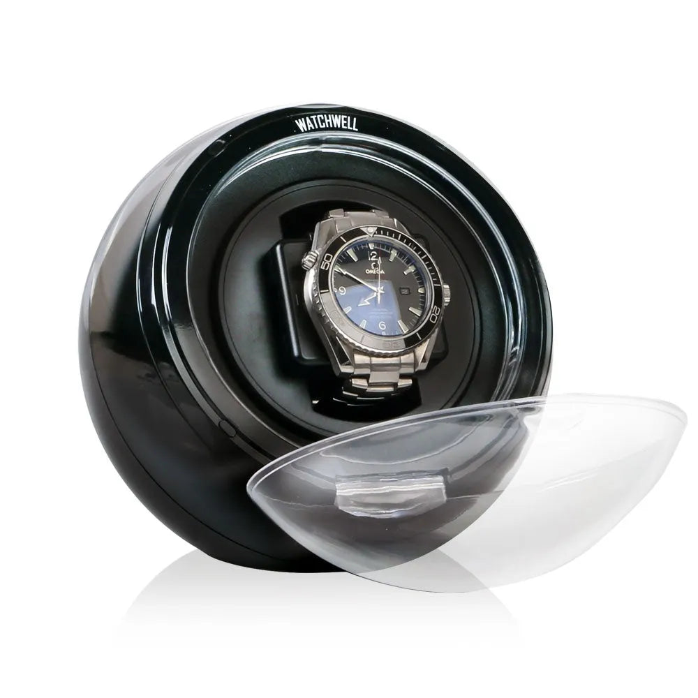 Remontoir Montre Automatique Globe V1 - Noir-2-1 à 3 montres,Plastique,Watchwell