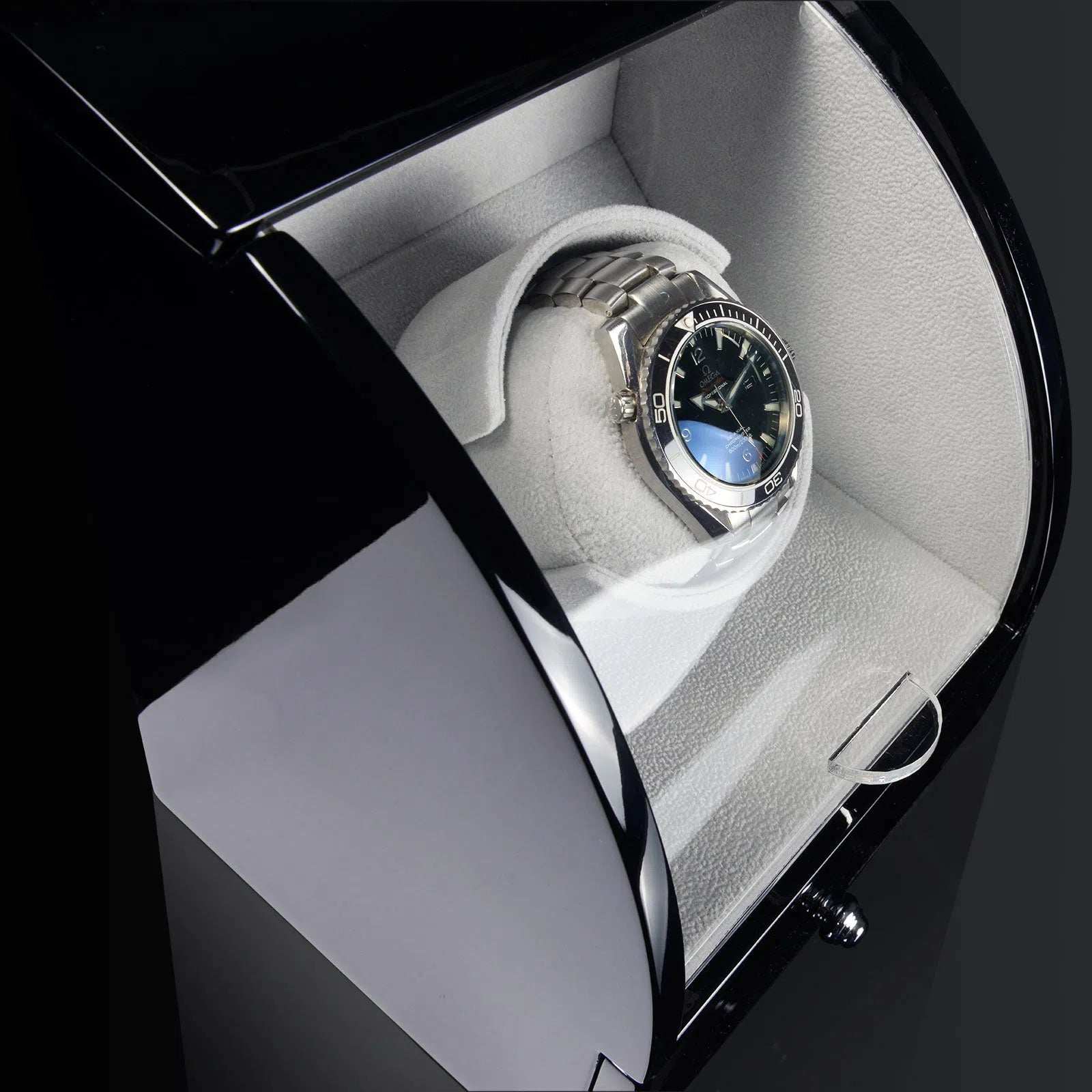 Remontoir Montre Basel 1 Noir Gris 3