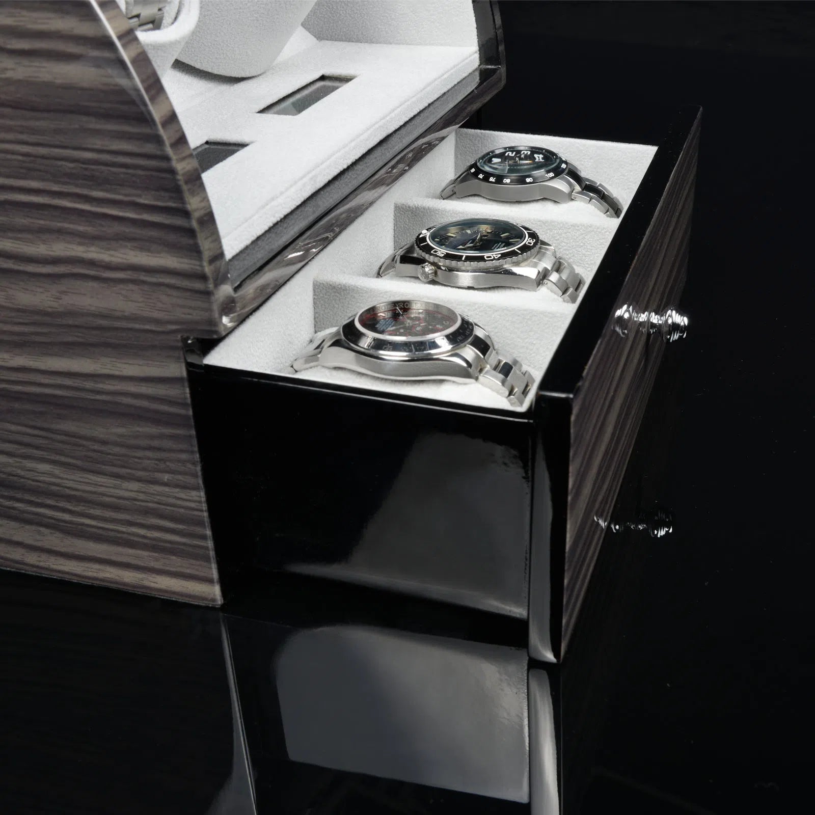 Remontoir Montre Basel 2 LCD Dark Oak 4