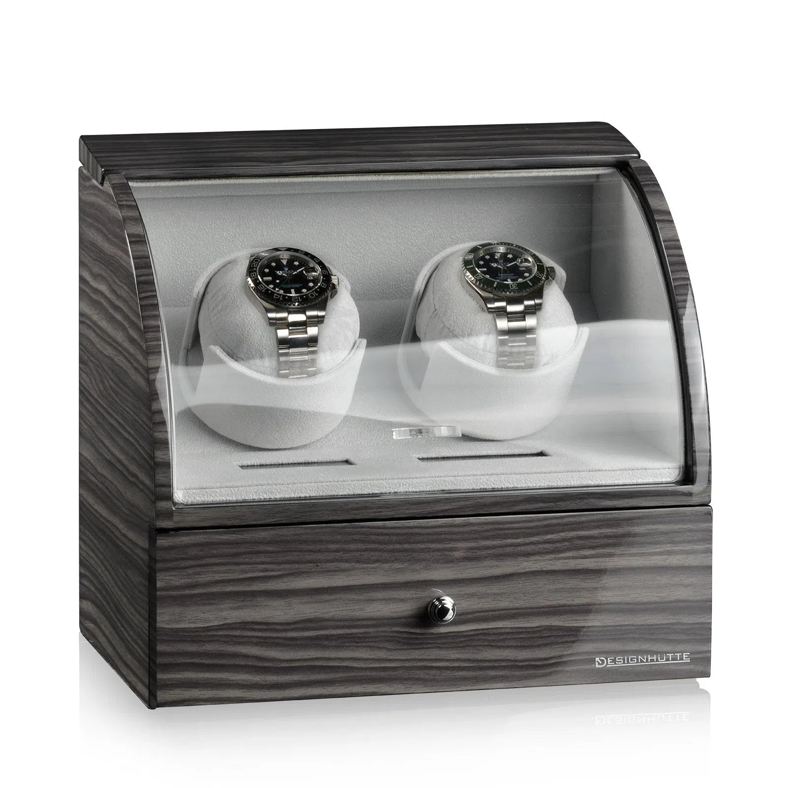 Remontoir Montre Basel 2 LCD Dark Oak