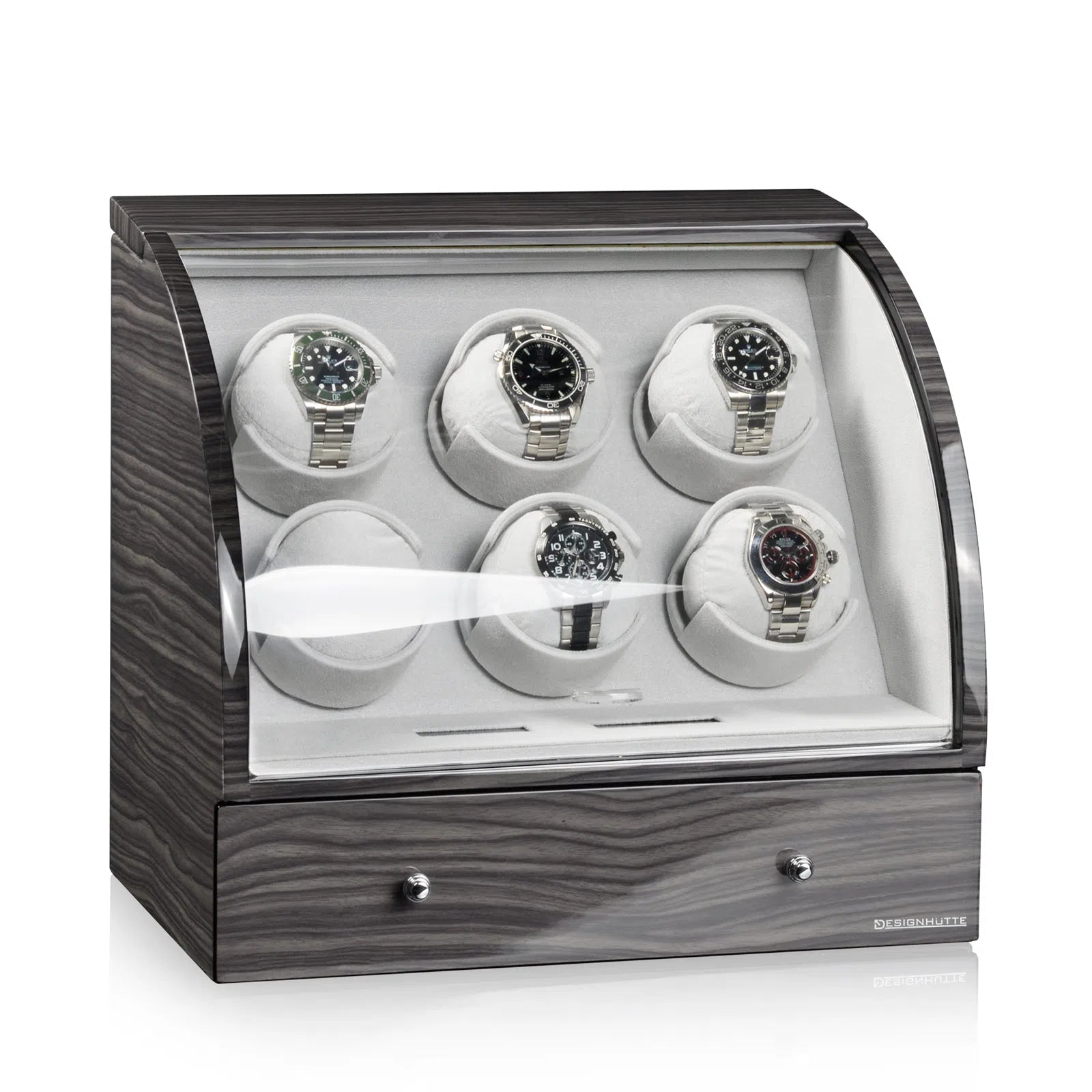 Remontoir Montre Basel 6 LCD Dark Oak