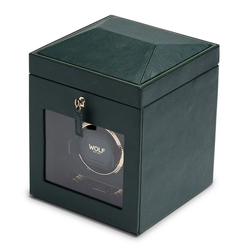 Remontoir Montre British Racing 1 Montre Vert avec rangement 2