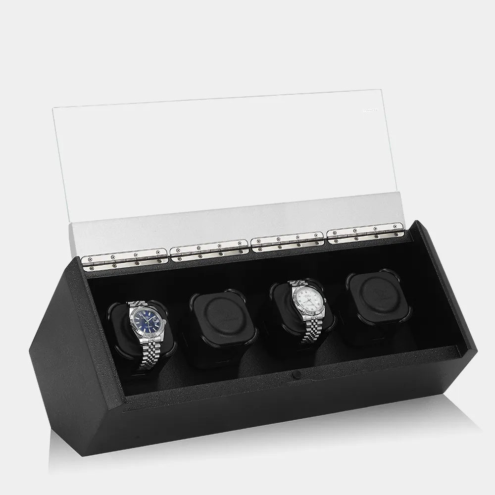 Remontoir Montre CARAT 4 Montres Gris Noir 2