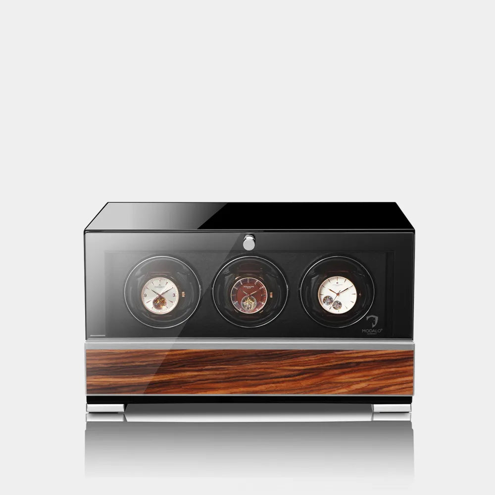 Remontoir Montre CLASICO PREMIUM pour 3 montres Bois de Santal