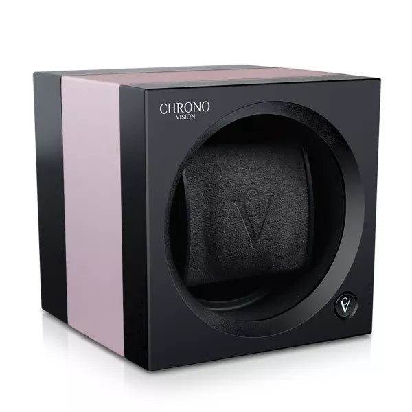 Remontoir Montre Chronovision One Noir Mate Rose