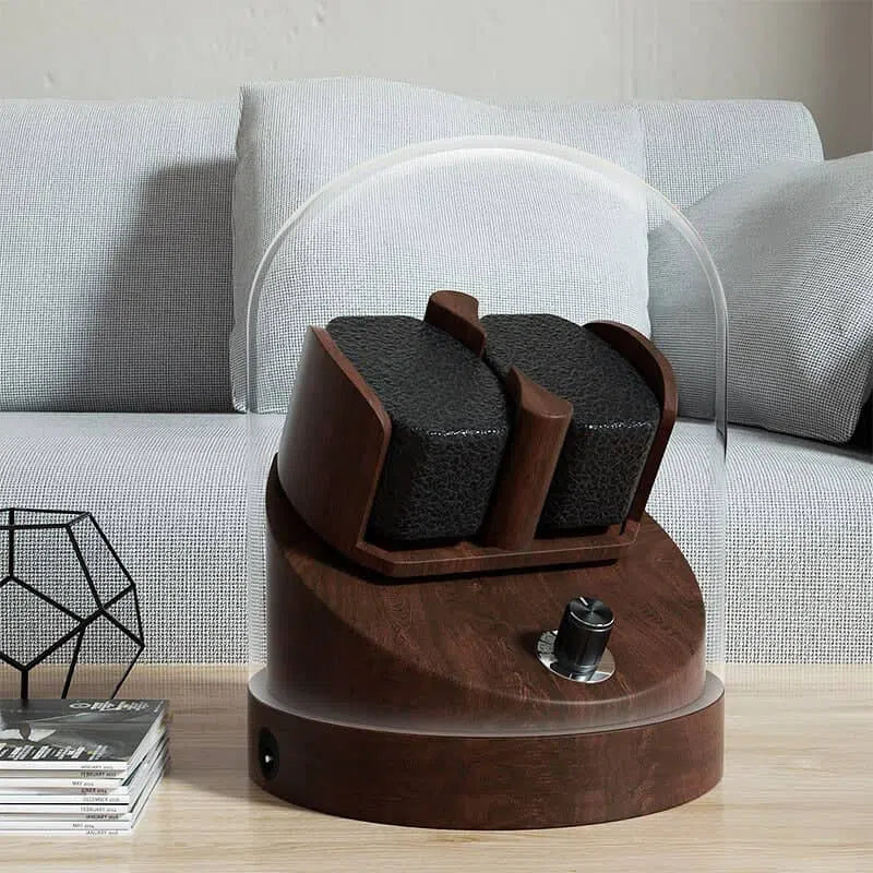 Remontoir Montre - Cloche Noyer-2-Le Remontoir Montre
