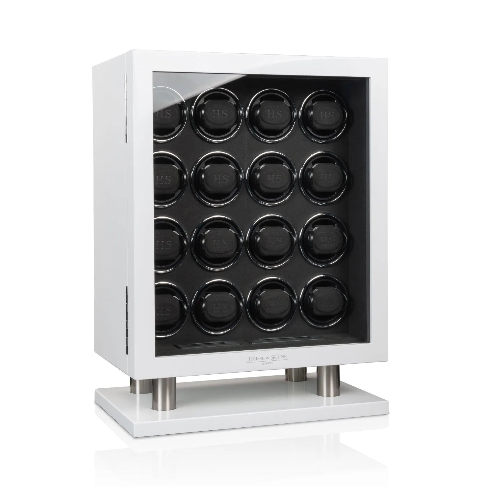 Remontoir Montre - Collector 16 Blanc-4-bois MDF,Heisse & Söhne,Plus de 8 montres