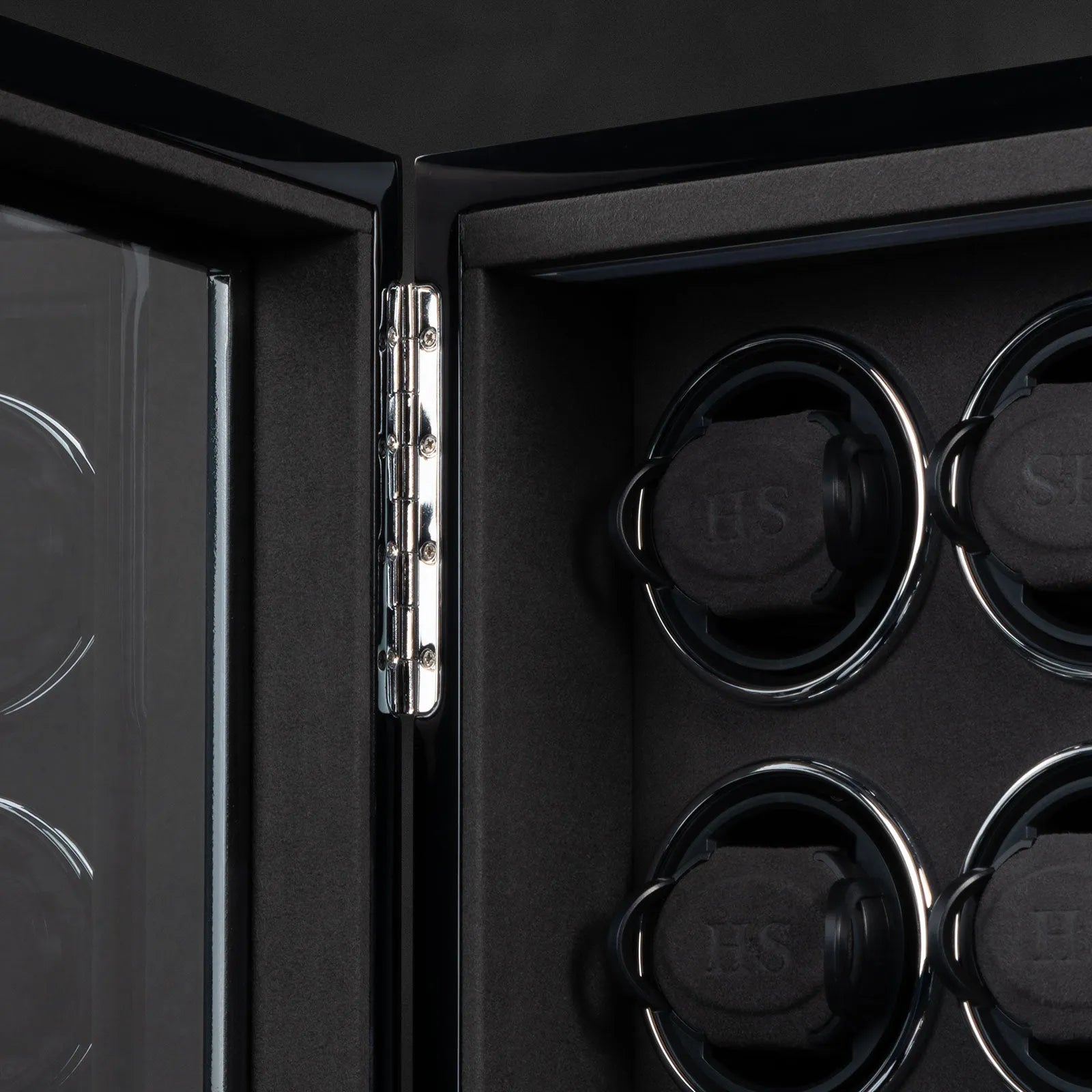 Remontoir Montre - Collector 16 Noir-5-bois MDF,Heisse & Söhne,Plus de 8 montres
