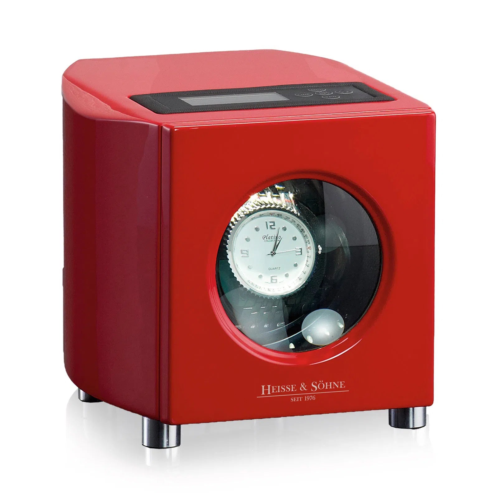 Remontoir Montre Curve Rouge Rouge 3