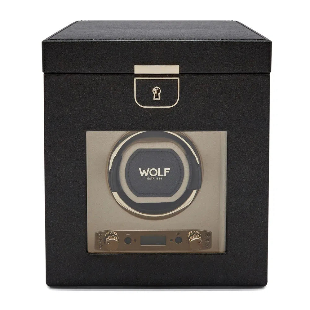 Remontoir Montre Palermo 1 Montre Noir avec rangement pour bijoux