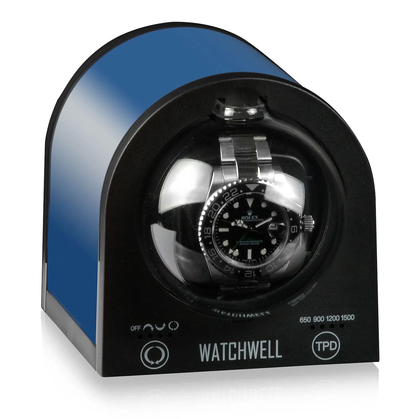 Remontoir Montre Senator Bleu